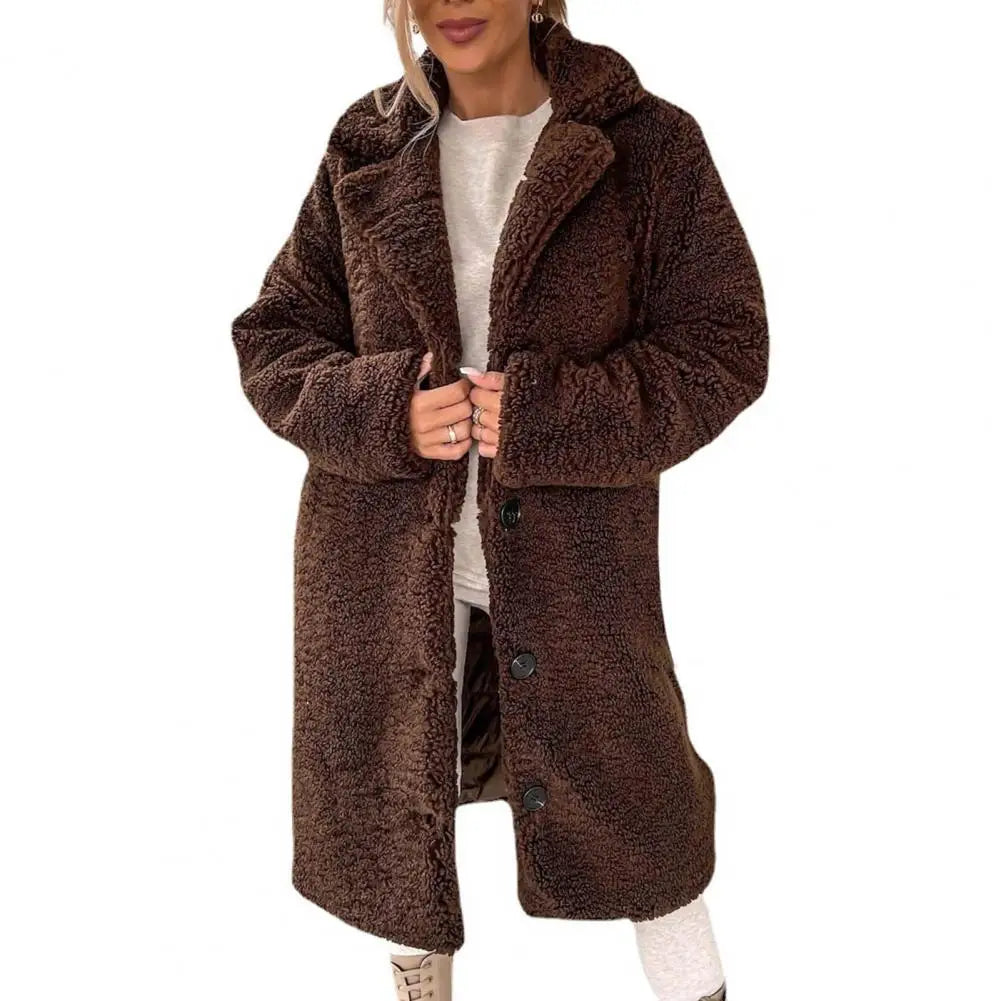 Women's cozy teddy coat for ultimate warmth