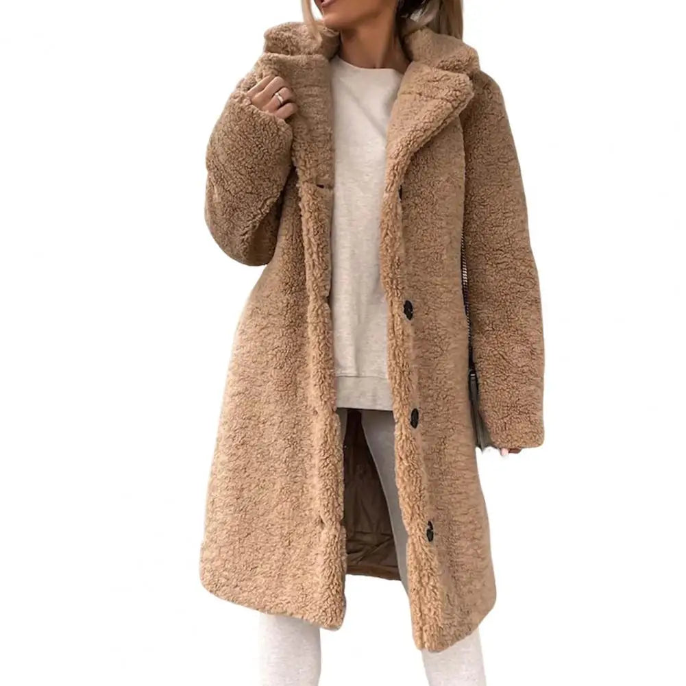 Women's cozy teddy coat for ultimate warmth