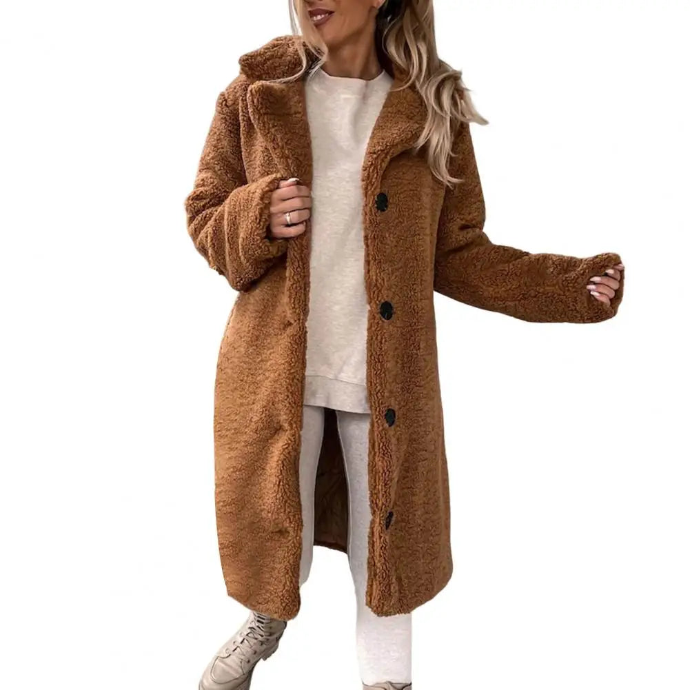 Women's cozy teddy coat for ultimate warmth