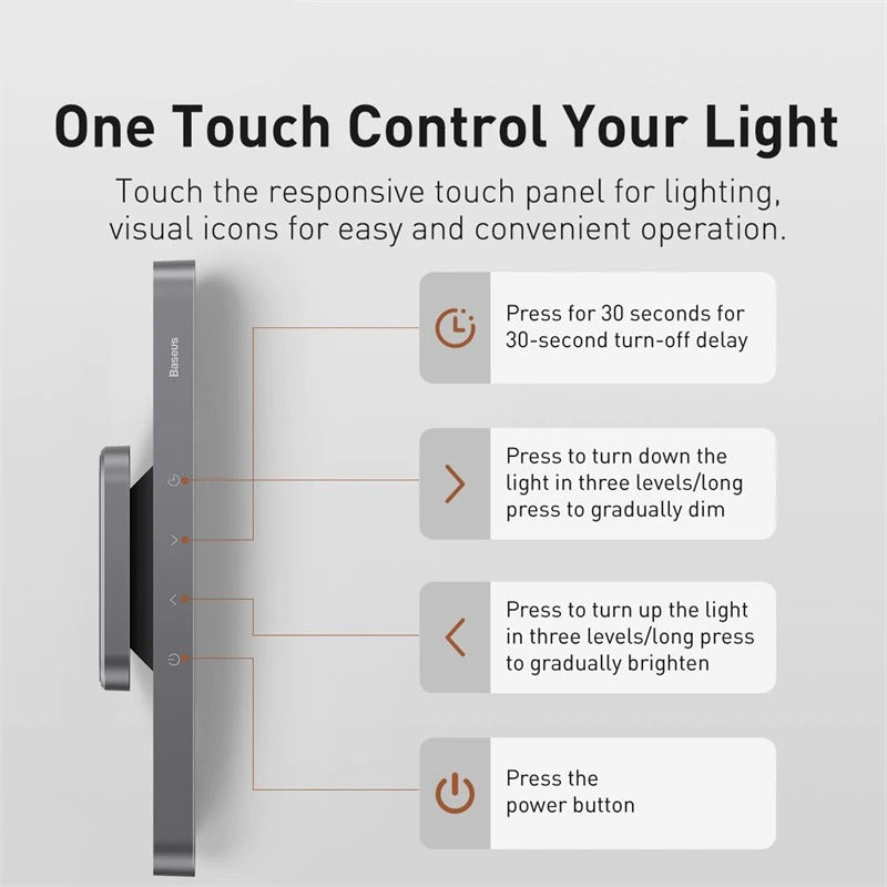Table Lamp Magnetic Hanging Wireless Touch